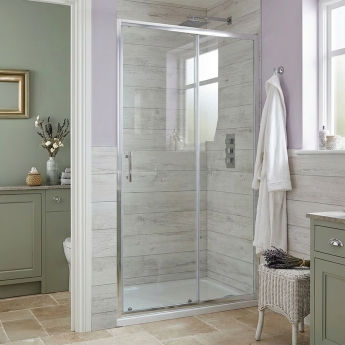 Duchy Pentire 6mm Sliding Shower Door | Product Image