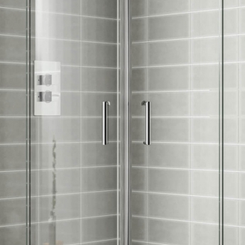Duchy Spring 2-Door Offset Quadrant Shower Enclosure - 6mm Glass