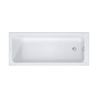 Duravit D-Code Rectangular Single Ended Bath with Leg Set 1700mm x 700mm - 0 Tap Hole | Product Image