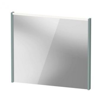 Duravit D-Code LED Bathroom Mirror 700mm H x 800mm W - Fjord Green | Product Image