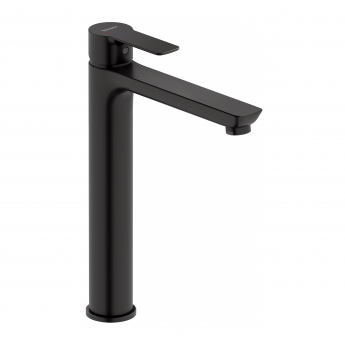 Duravit D-Code Large Basin Mixer Tap without Waste - Matt Black