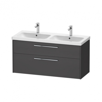 Duravit D-Code 1200mm 2-Drawer Wall Hung Vanity Unit