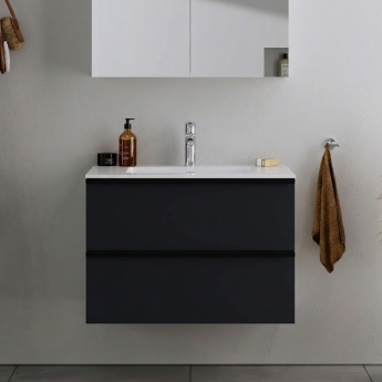 Duravit Durapoint 2-Drawer Wall Hung Vanity Unit with Basin 1000mm Wide | Product Image