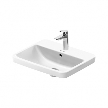 Duravit No.1 Sit-On Countertop Vanity Basin with Overflow 545mm Wide - 1 Tap Hole