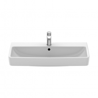 Duravit No.1 Basin and Full Pedestal 800mm Wide - 1 Tap Hole
