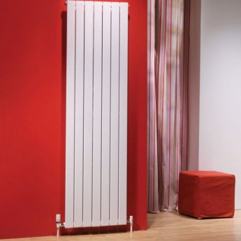 EcoRad Lateral Single Vertical Radiator 1820mm H x 540mm W (7 Sections) - White