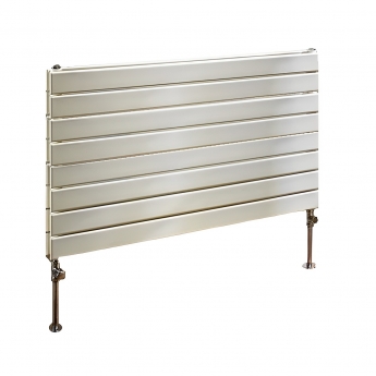 EcoRad Flat Tube Double Horizontal Radiator 616mm High x 1020mm Wide 16 Sections White