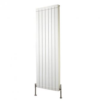 EcoRad Trend Aluminium Radiator 1046mm H x 580mm W (7 Sections) - White