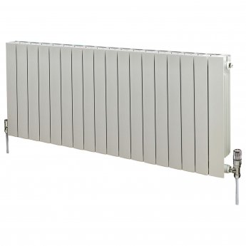 EcoRad Trend Aluminium Radiator 440mm H x 1460mm W (18 Sections) - White