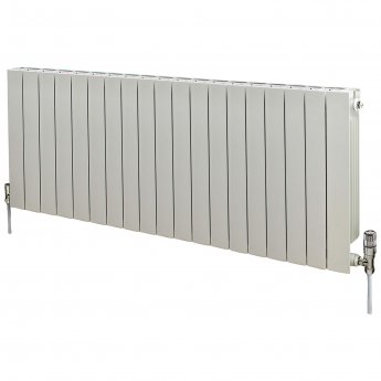 EcoRad Trend Aluminium Radiator 590mm H x 1540mm W (19 Sections) - White