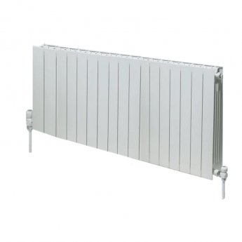 EcoRad Trend Aluminium Radiator 790mm H x 1380mm W (17 Sections) - White
