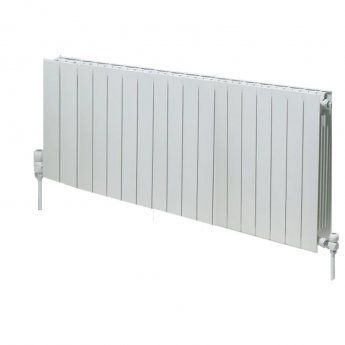 EcoRad Trend Aluminium Radiator 690mm H x 1460mm W (18 Sections) - White