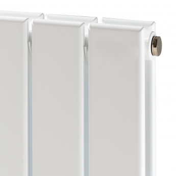 EcoRad Lateral Double Vertical Radiator 1820mm H x 464mm W (6 Sections) - White