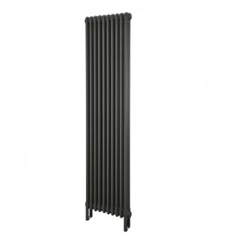 EcoRad Legacy Anthracite 2-Column Radiator 1500mm High x 474mm Wide 10 Sections