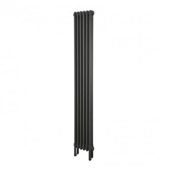 EcoRad Legacy Anthracite 2-Column Radiator 1500mm High x 294mm Wide 6 Sections | Product Image