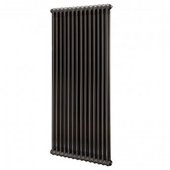 EcoRad Legacy Bare Metal Lacquer 2-Column Radiator 1800mm High x 654mm Wide 14 Sections