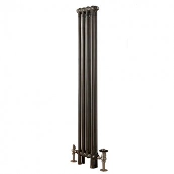 EcoRad Legacy 2 Column Radiator 1802mm High x 204mm Wide 4 Sections - Lacquer