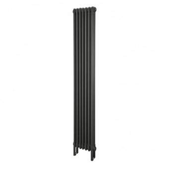 EcoRad Legacy Anthracite 2-Column Radiator 1800mm High x 339mm Wide 7 Sections