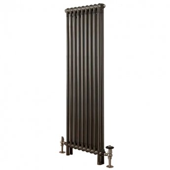 EcoRad Legacy Bare Metal Lacquer 2-Column Radiator 1800mm High x 429mm Wide 9 Sections