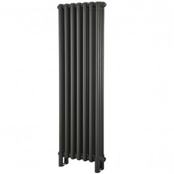 EcoRad Legacy 3 Column Radiator 1802mm High x 339mm Wide 7 Sections - Textured Anthracite