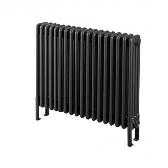 EcoRad Legacy Anthracite 4-Column Radiator 500mm High x 834mm Wide 18 Sections
