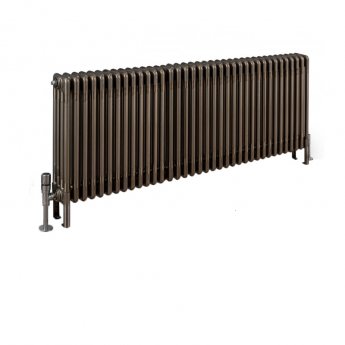EcoRad Legacy Bare Metal Lacquer 4-Column Radiator 600mm High x 1644mm Wide 36 Sections
