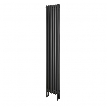EcoRad Legacy 2 Column Radiator 1802mm High x 339mm Wide 7 Sections - Textured Anthracite
