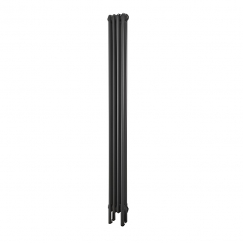 EcoRad Legacy 2 Column Radiator 1802mm High x 204mm Wide 4 Sections - Textured Anthracite