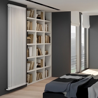 EcoRad Legacy White 2-Column Radiator 1800mm High x 744mm Wide 16 Sections