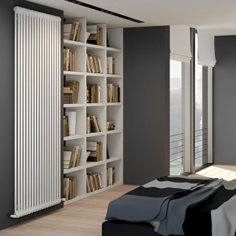 EcoRad Legacy White 2-Column Radiator 1800mm High x 789mm Wide 17 Sections