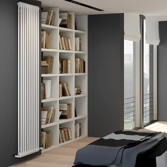 EcoRad Legacy White 2-Column Radiator 1800mm High x 474mm Wide 10 Sections