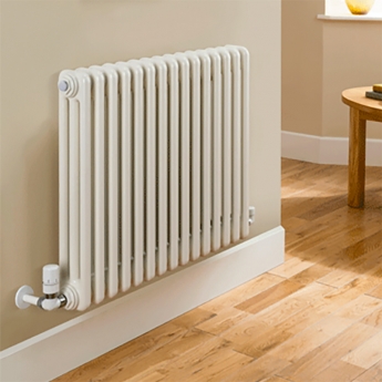 EcoRad Legacy White 3-Column Radiator 600mm High x 1194mm Wide 26 Sections