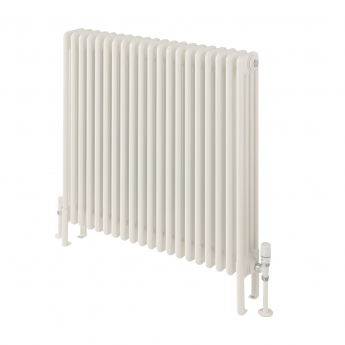 EcoRad Legacy White 4-Column Radiator 300mm High x 834mm Wide 18 Sections