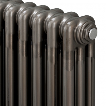 EcoRad Legacy Bare Metal Lacquer 3-Column Radiator 600mm High x 1374mm Wide 30 Sections