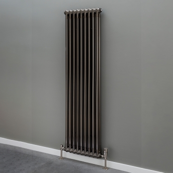 EcoRad Legacy Raw Metal Lacquer Vertical Column Radiator