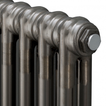 EcoRad Legacy Bare Metal Lacquer 2-Column Radiator 1800mm High x 744mm Wide 16 Sections