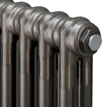 EcoRad Legacy Raw Metal Lacquer Vertical Column Radiator
