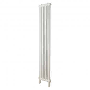 EcoRad Legacy White 2-Column Radiator 1800mm High x 204mm Wide 4 Sections