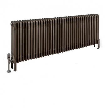 EcoRad Legacy Bare Metal Lacquer 4-Column Radiator 600mm High x 1779mm Wide 39 Sections
