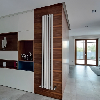 EcoRad Concept Single Vertical Designer Radiator 1820mm H x 300mm W - White