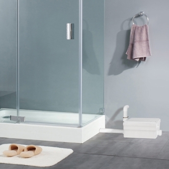FlowPro FP250 Compact Grey Water Waste Pump (for Showers, Basins or Bidets) | Product Image