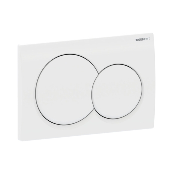 Geberit Alpha01 Round Flush Plate for Dual Flush | Product Image