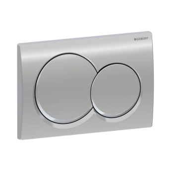 Geberit Alpha01 Round Flush Plate for Dual Flush | Product Image