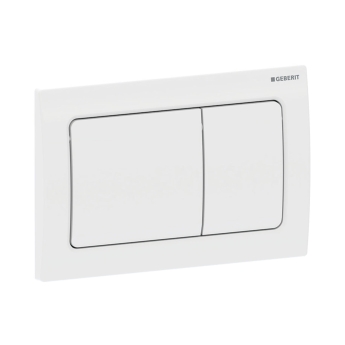 Geberit Alpha01 Square Flush Plate for Dual Flush | Product Image