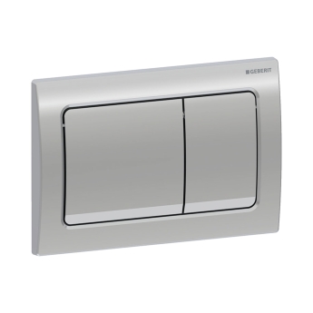 Geberit Alpha01 Square Flush Plate for Dual Flush | Product Image
