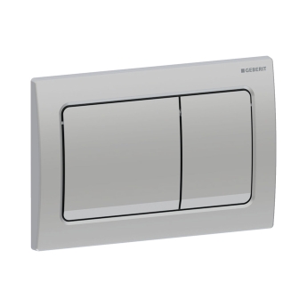 Geberit Alpha01 Square Flush Plate for Dual Flush | Product Image