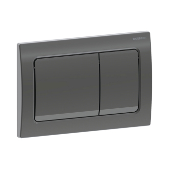 Geberit Alpha01 Square Flush Plate for Dual Flush | Product Image