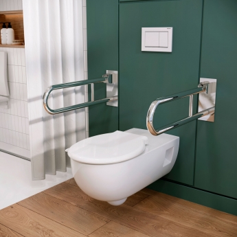 Geberit Duofix 1120mm WC Toilet Frame With 120mm Sigma Cistern for Disabled WC - Blue