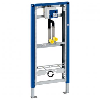 Geberit Duofix Frame for Urinal With Pipe Interrupter 1300mm x 500mm Blue