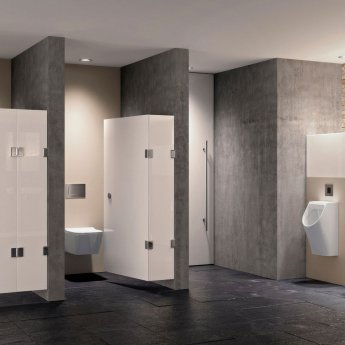 Geberit Duofix Frame for Urinal With Pipe Interrupter 1300mm x 500mm Blue